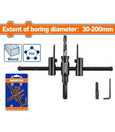 Wadfow WKJ9K02 200mm Adjustable Circle Cutter