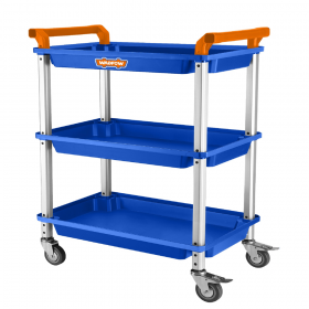 Wadfow WWB5307 3 Tires PP+Aluminium Tool Cart