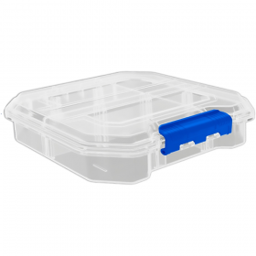 Wadfow WTB8341 Transparent Organizer 6 Compartment Mini Storage Box