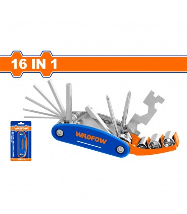 Wadfow WHK4516 Portable 16-in-1 Multi-Function Tool