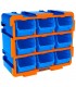 Wadfow WTB8330 Expandable 9‑Bin Modular Storage Tower