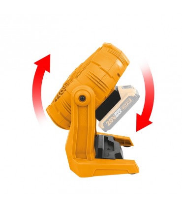 Ingco CFALI2007 20V Lithium-Ion 3 Speed Portable Fan - Bare Unit