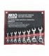 M10 Tools 8SR 8-Piece Metric Stubby Ratcheting Combination Wrench Set