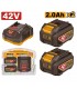 Ingco FBCPM20221 42V Lithium-Ion 2 x 2.0 Ah Battery Charger Kit