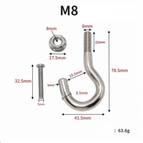 Hardware Specialist J Hook For LED Beam Light