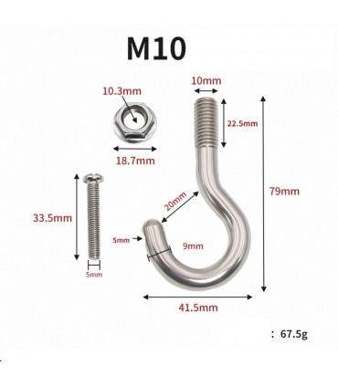 Hardware Specialist J Hook For LED Beam Light