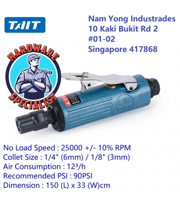 Tait Precision Engraver 1/4" Pneumatic Air Die Grinder
