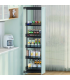 ecoWare Tall Unit Pull Out Basket with Soft Closing Slide - Dark Grey