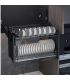 ecoWare T-Line Up and Down Storage Kit Elevator Basket - Dark Grey