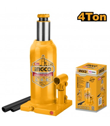 Ingco HBJ402 4 Tons Industrial Hydraulic Bottle Jack