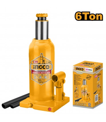 Ingco HBJ602 6 Tons Hydraulic Bottle Jack