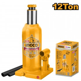 Ingco HBJ1202 12 Ton Industrial Hydraulic Bottle Jack