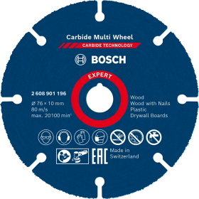 Bosch Expert Carbide Multi-Wheel Cutting Disc for Mini Angle Grinders
