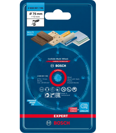 Bosch Expert Carbide Multi-Wheel Cutting Disc for Mini Angle Grinders