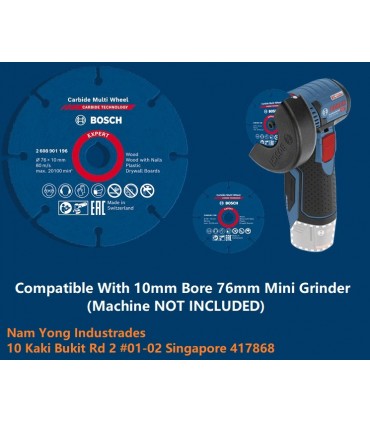 Bosch Expert Carbide Multi-Wheel Cutting Disc for Mini Angle Grinders