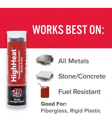 J-B Weld 8297 HighHeat Epoxy Putty - 57g