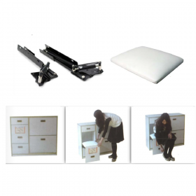 Ecoware S-CS05 Pull Down Stool with Soft Close