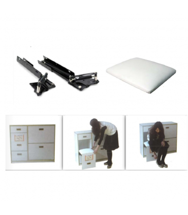 Ecoware S-CS05 Pull Down Stool with Soft Close