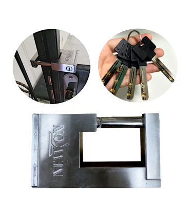 Newton Invents Hardened Steel Casing Door Gate Pad Lock