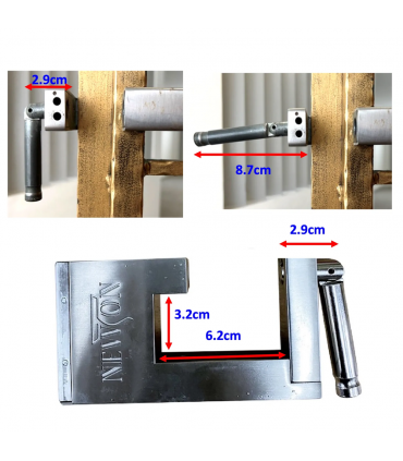 Newton Invents Hardened Steel Casing Door Gate Pad Lock