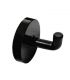 Hardware Specialist HK-SG-BLK PVC Single Hook - Black