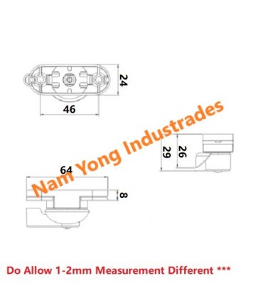 HDB Sliding Window Crescent Lock 4902