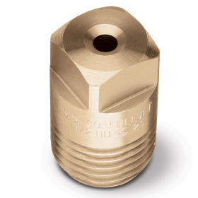 1/4HH-HW Wide Angle 120° Solid Cone Brass Nozzle