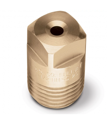 1/4HH-HW Wide Angle 120° Solid Cone Brass Nozzle