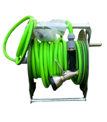 Flex HR01 100 PSI 304 Stainless Steel 25 M Garden Hose Reel Set