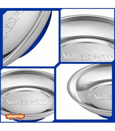 Wadfow WMC6001 150mm Round Stainless steel Magnetic Storage Tray