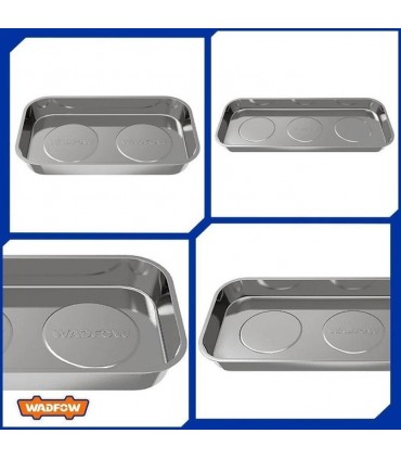 Wadfow WMC6002 Rectangle Stainless Steel Magnetic Storage Tray