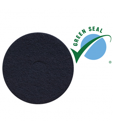 3M 7200 16 inch Black Floor Buffer Stripper Pad - 5 Piece