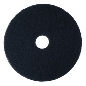 3M 7200 16 inch Black Floor Buffer Stripper Pad - 5 Piece