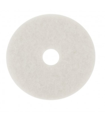 3M 4100 16 inch White Super Polish Pad - 5 Pieces