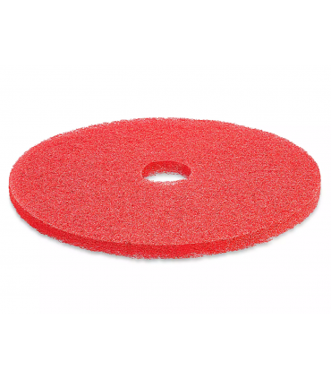 3M 5100 16 inch Red Buffer Floor Pad - 5 Pieces