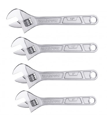 WADFOW 8-12" High Torque Steel Adjustable Wrench