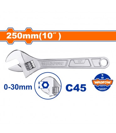 WADFOW 8-12" High Torque Steel Adjustable Wrench