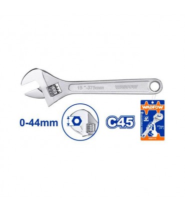 WADFOW 8-12" High Torque Steel Adjustable Wrench