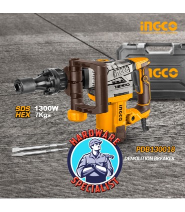 Ingco PDB130018 1300W Demolition Hammer Breaker