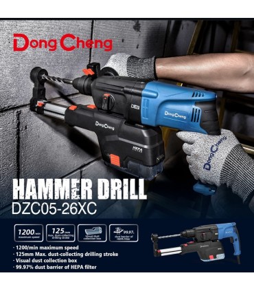 Dong Cheng DZC05-26XC SDS-PLUS Corded Rotary Hammer Drill