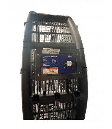 Aiko BLR-G Industrial Large Standing Round Fan with Wheel