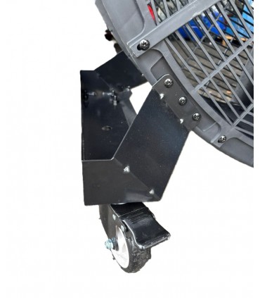 Aiko BLR-G Industrial Large Standing Round Fan with Wheel
