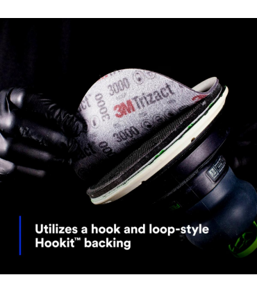3M 02085 Trizact Hookit 6 inch 3000 Grit Foam Abrasive Disc - 1 Piece
