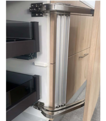 Ecoware HG-FD-55 Aluminium Soft Finish Flush Door Hinge