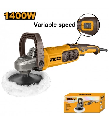 Ingco AP140016 1400W Variable Speed Corded Angle Grinder