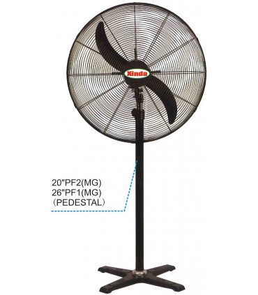 Xinda Aluminium Blade Pedestal Industrial Fan