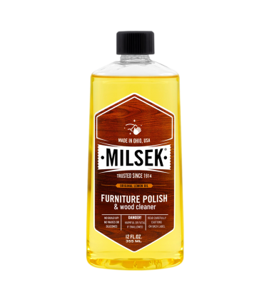 Milsek Furniture Polish and Wood Cleaner Lemon - 355mL(12 oz)