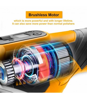 Ingco APLI2001 20V Lithium-Ion Cordless Angle Car Polisher