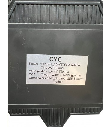 CYC 100W LED 60 Solar and Rechareable Floodlight