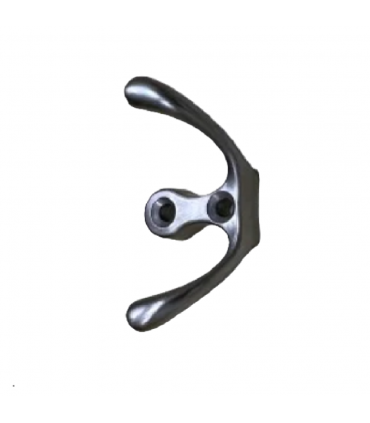 HK-DH-BSN Brushed Stainless Steel Double Hook